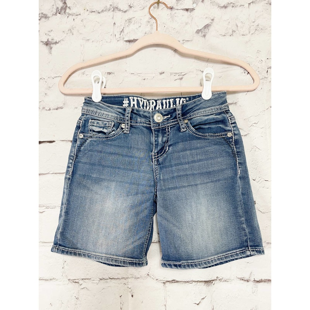 Hydraulic Dailey Low Rise Bermuda Bling Shorts